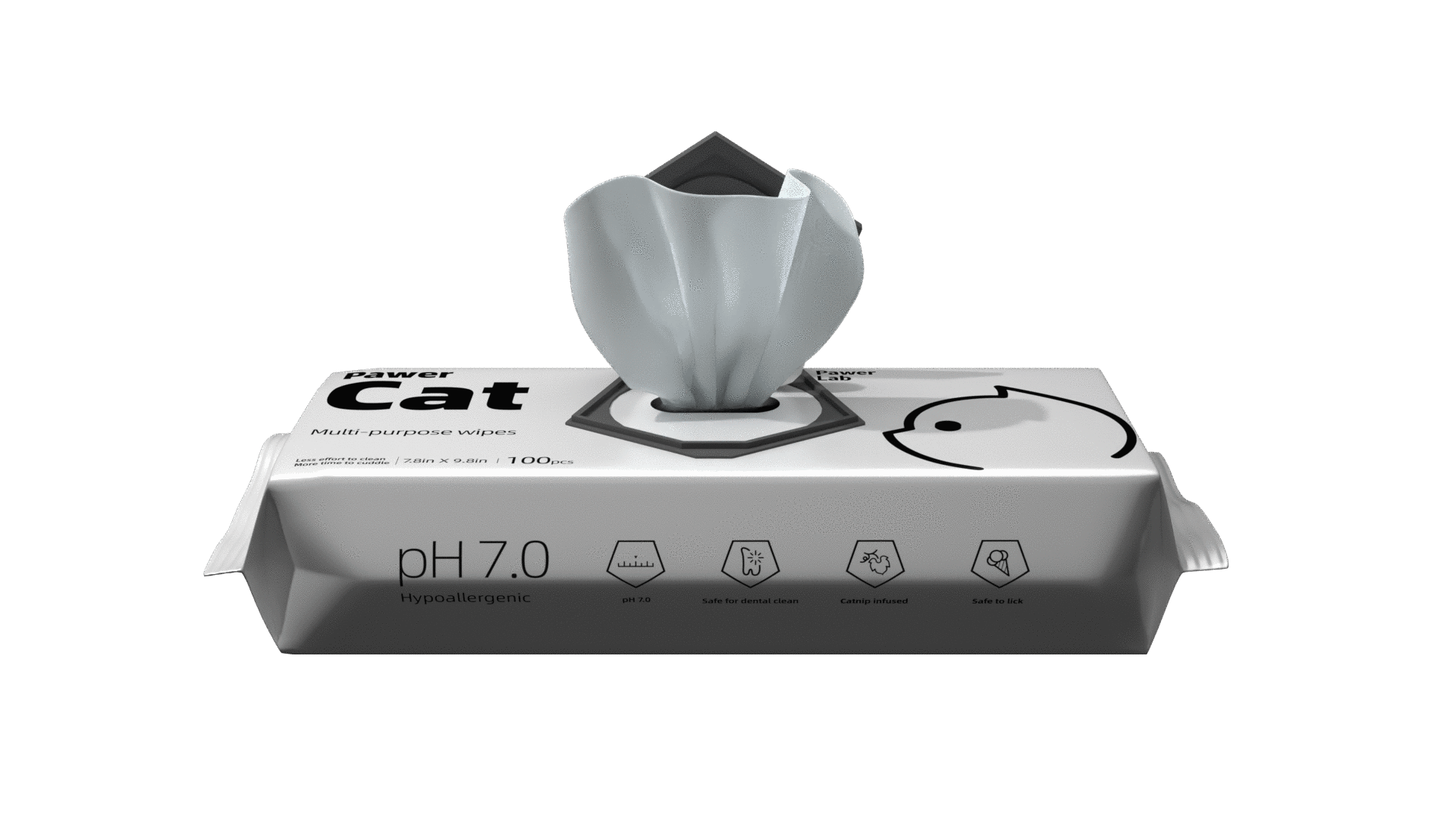 Pawer Cat Wipes Pawer Cat Wipes - Cat Product