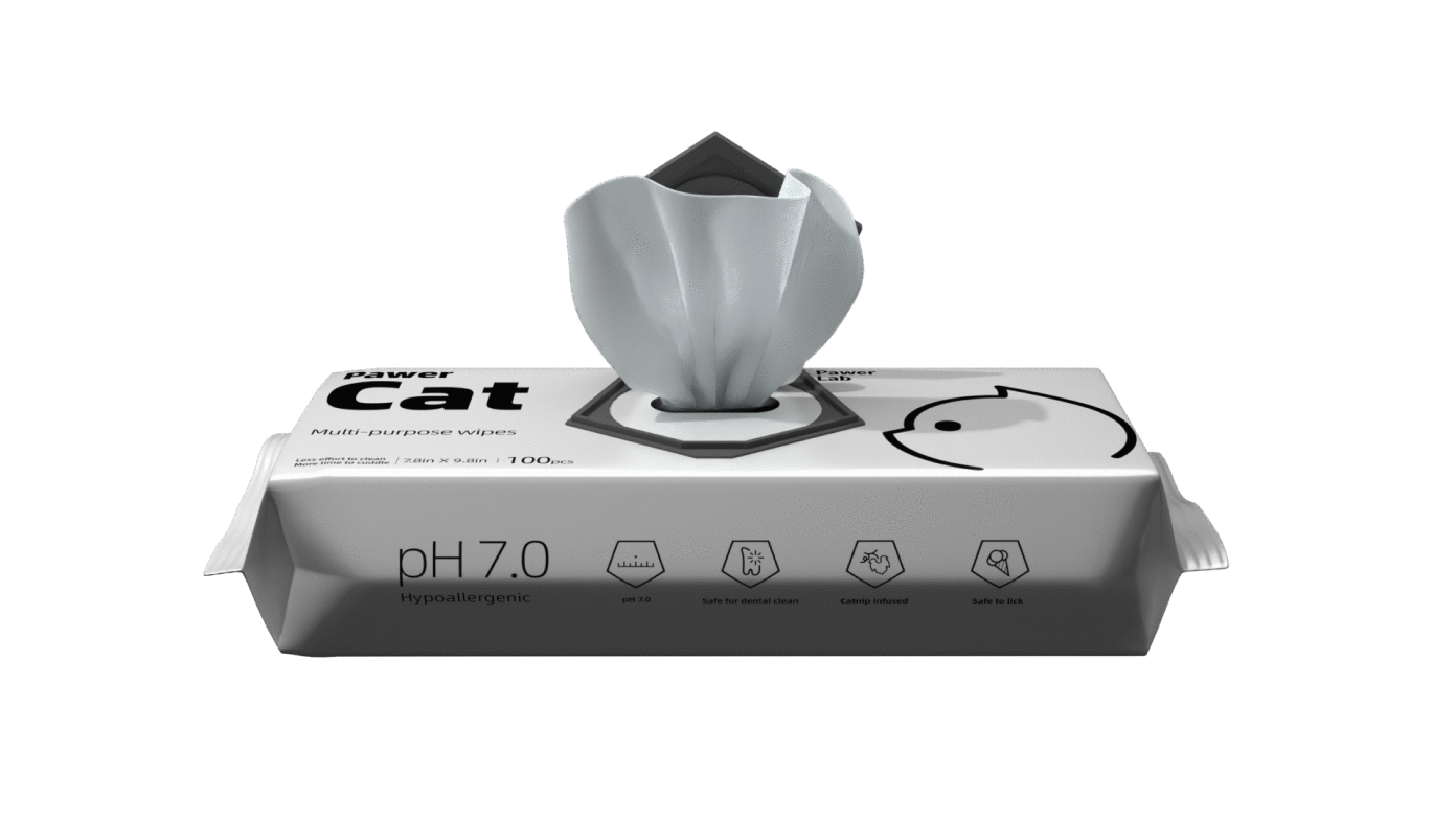 Clean Your Cat Like It’s All Fun & Games Cat Wipes Image