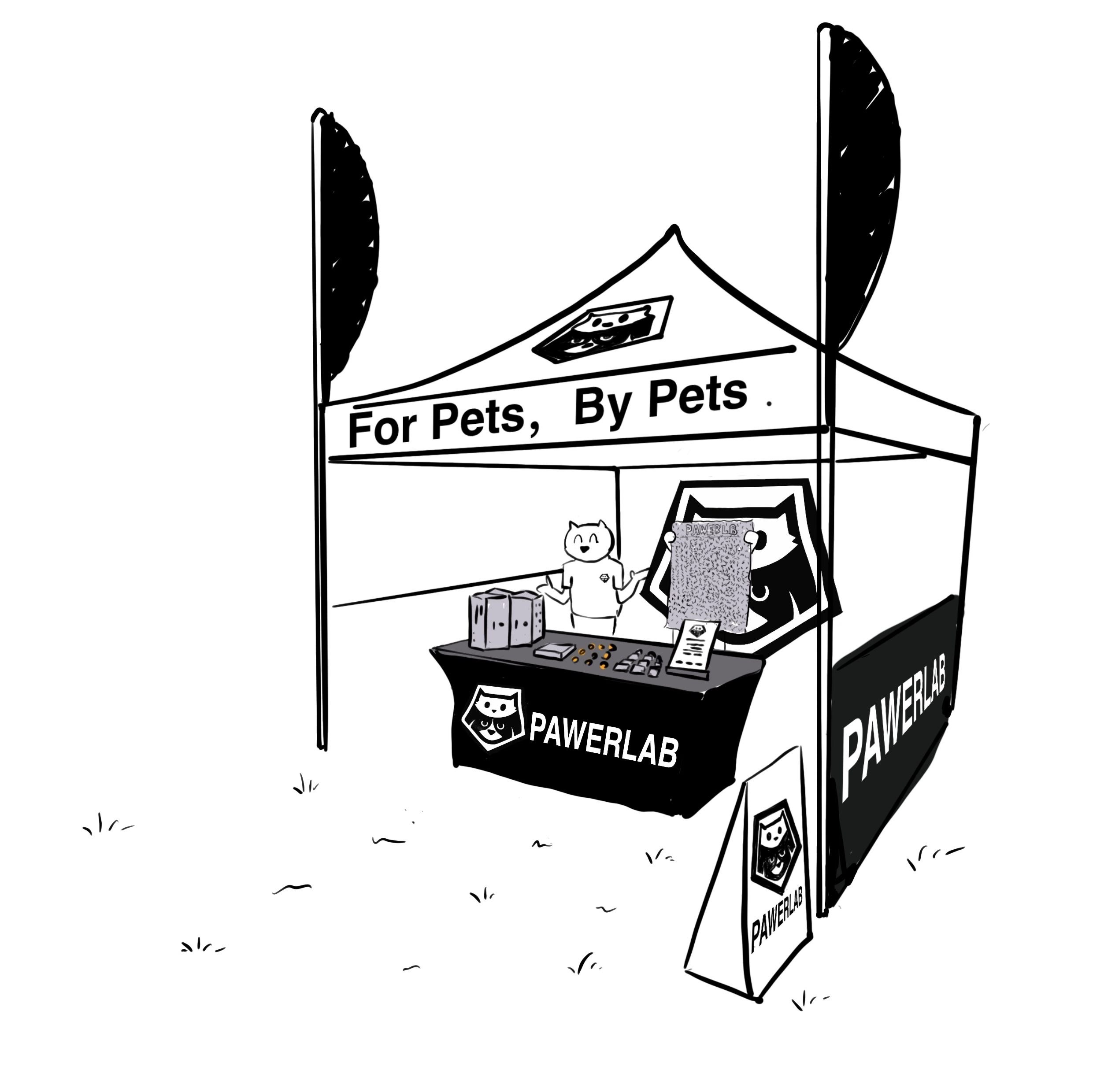 Our First Field Event pawerlab event at local market