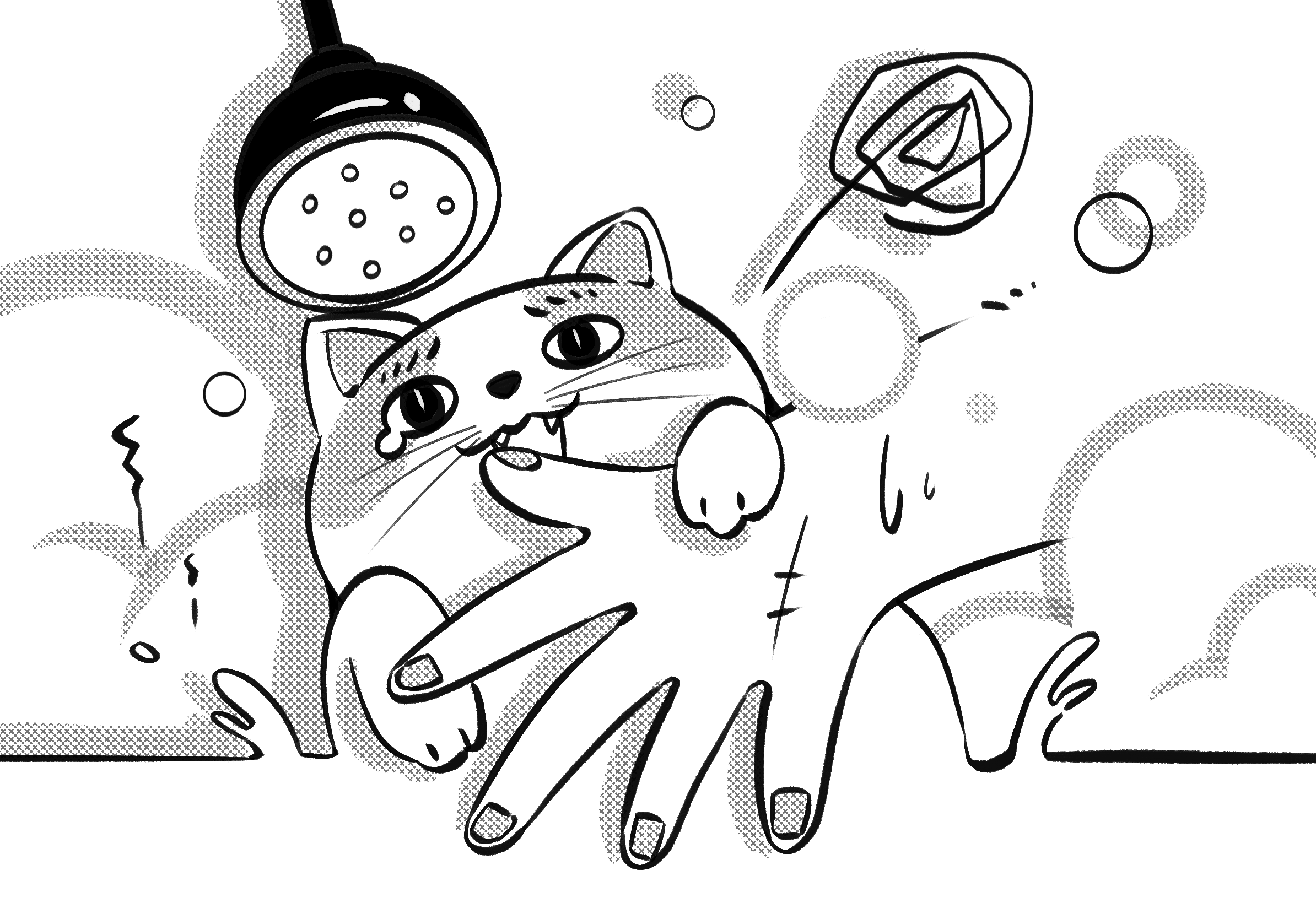 Wish You Could Pet Your Cat Clean? Cat SPA Glove Image