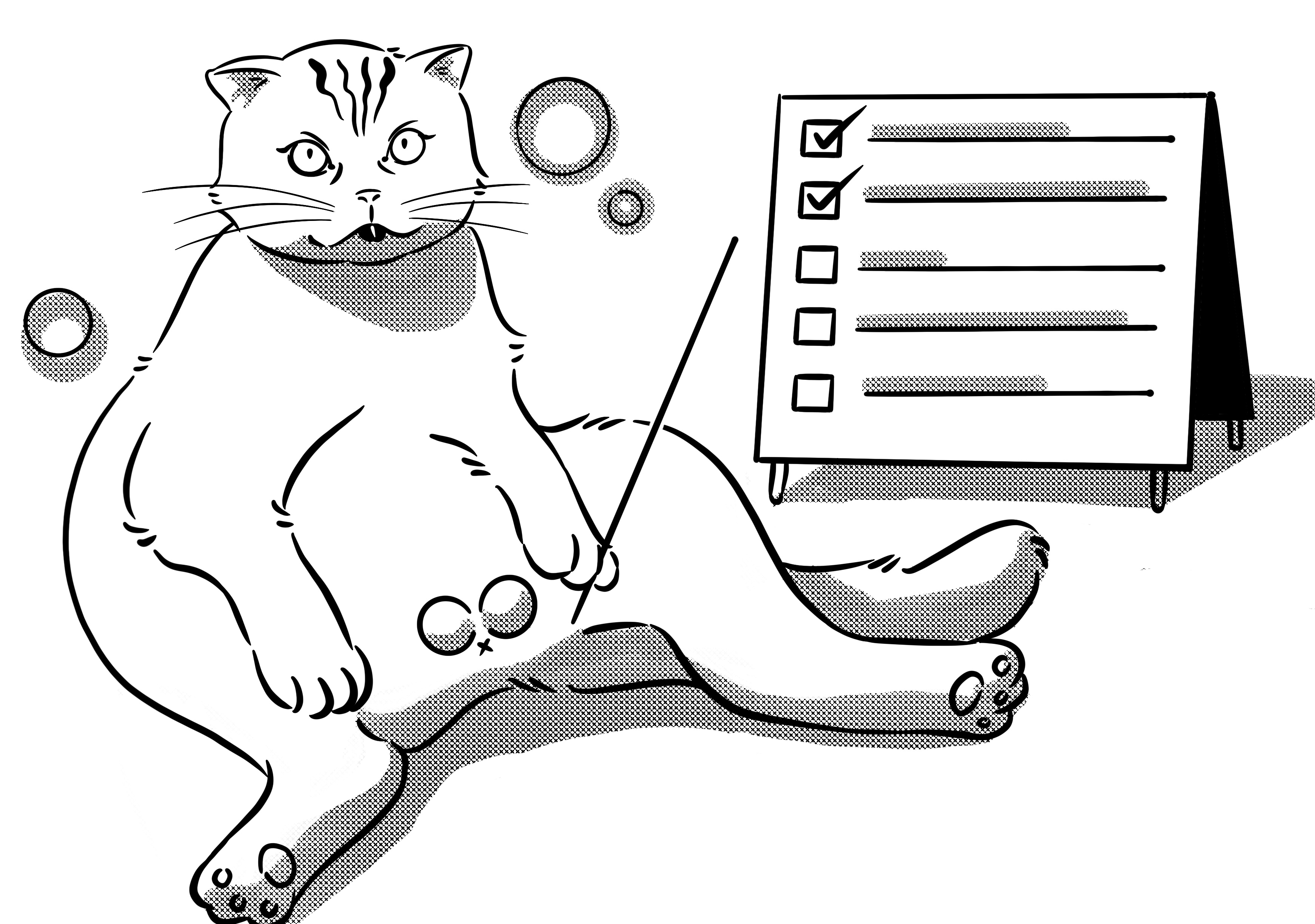 How to Create a Pet Wellness Routine A cat is doing a wellness check and a dog is taking a vaccination shot